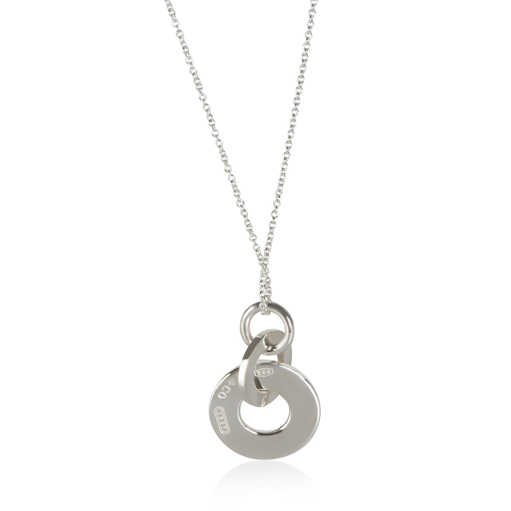 Tiffany & Co. Sterling Silver 1837 Triple Circle Drop Pendant